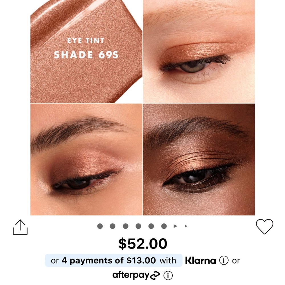 3/$50 Giorgio Armani Shimmering Copper eye tint. 69 S - Picture 5 of 7